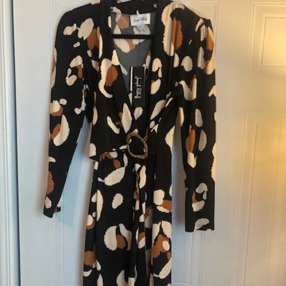 Joseph Ribkoff Animal Print Dress   NWT - Picture 4 of 8